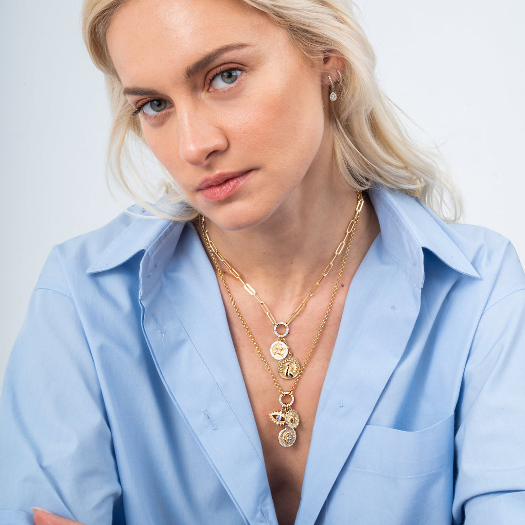 Petite Pure Pegasus Freedom Charm in 18K Gold