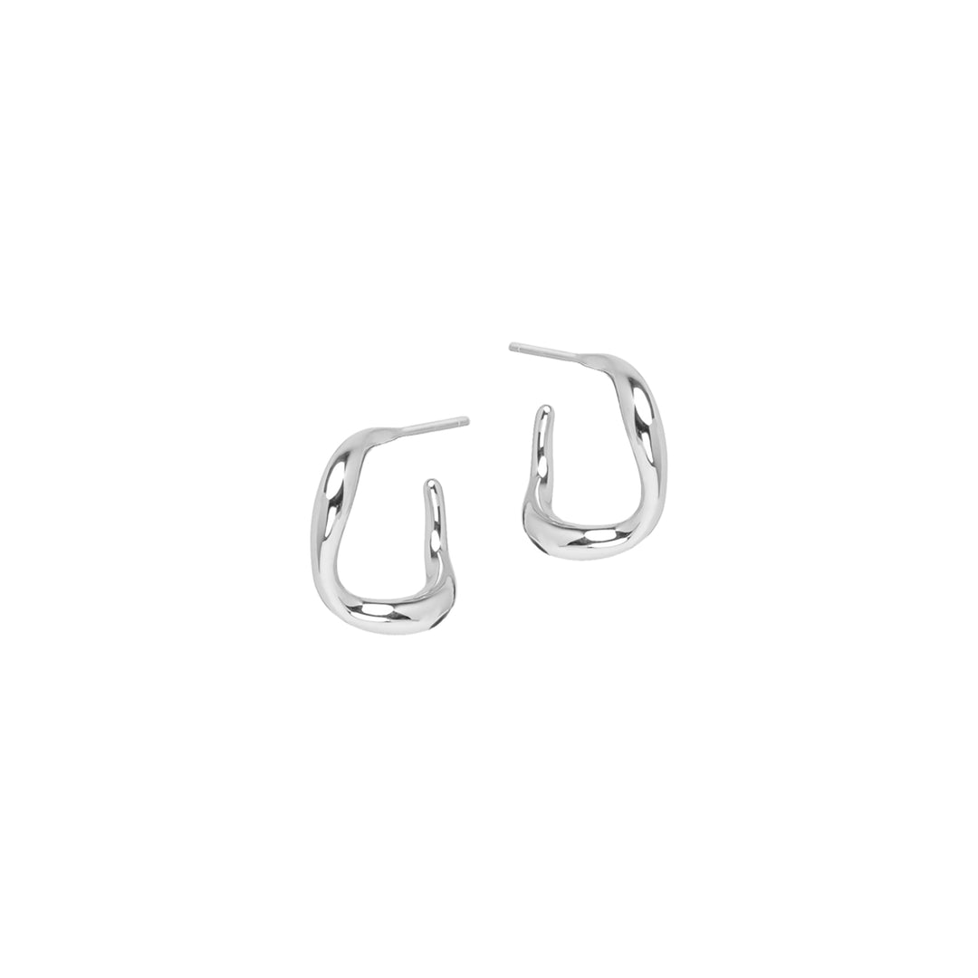 Acaste Hoops in Sterling Silver
