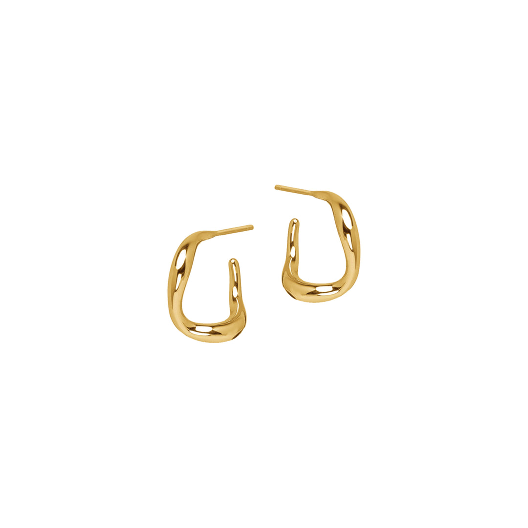 Acaste Hoops in Solid Gold