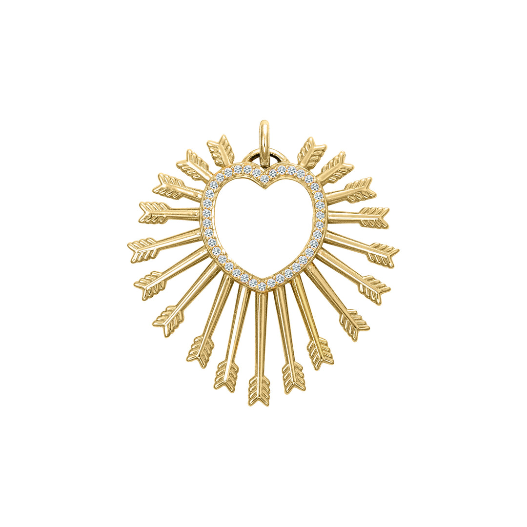 Diamond Lovestruck Charm in 18K Gold