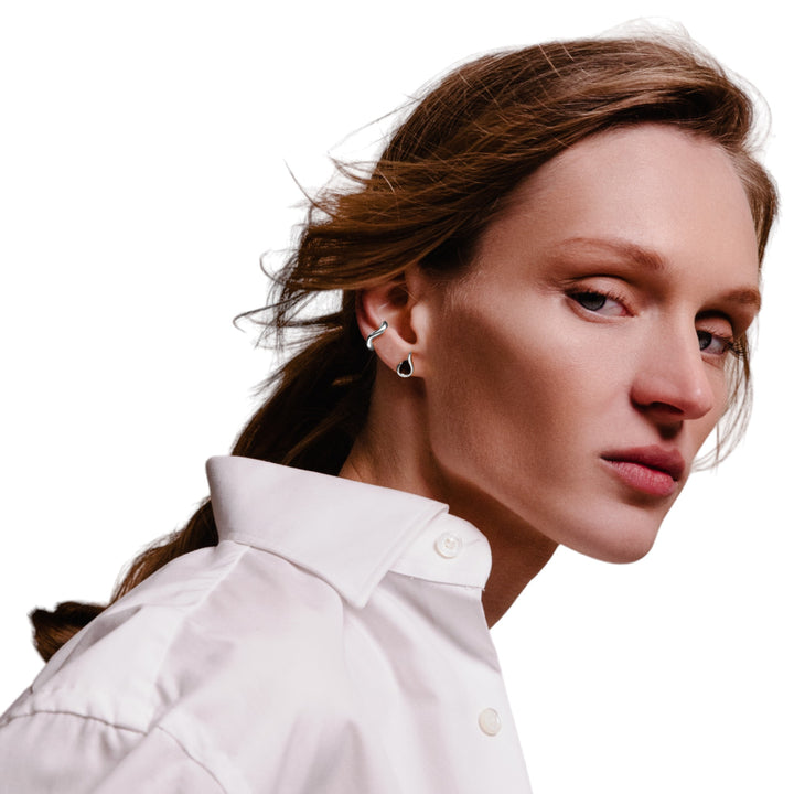 Haniotis Hellas_Eternal Waves_Clonia Earrings_Neso Earcuff_Ασήμι_Sterling Silver_Semi Precious stones_Smoky Quartz_Amethyst_Citrine_Peridot_Χανιώτης_Κοσμήματα_Σκουλαρίκια_Χρυσό