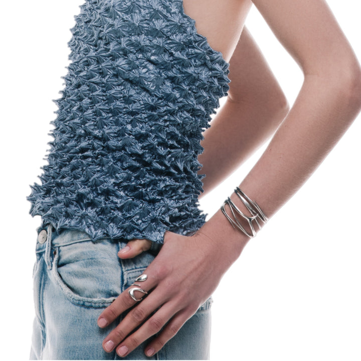 Haniotis Hellas_Eternal Waves_Dione Bracelet_Stacked _Armparty_Aegean bracelet_Harmony_bracelet_Silver_athens_Paros_Handmade in Greece_Melite_Rings_Χανιώτησ_κοσμηματα_βραχιόλι_Δαχτυλίδια