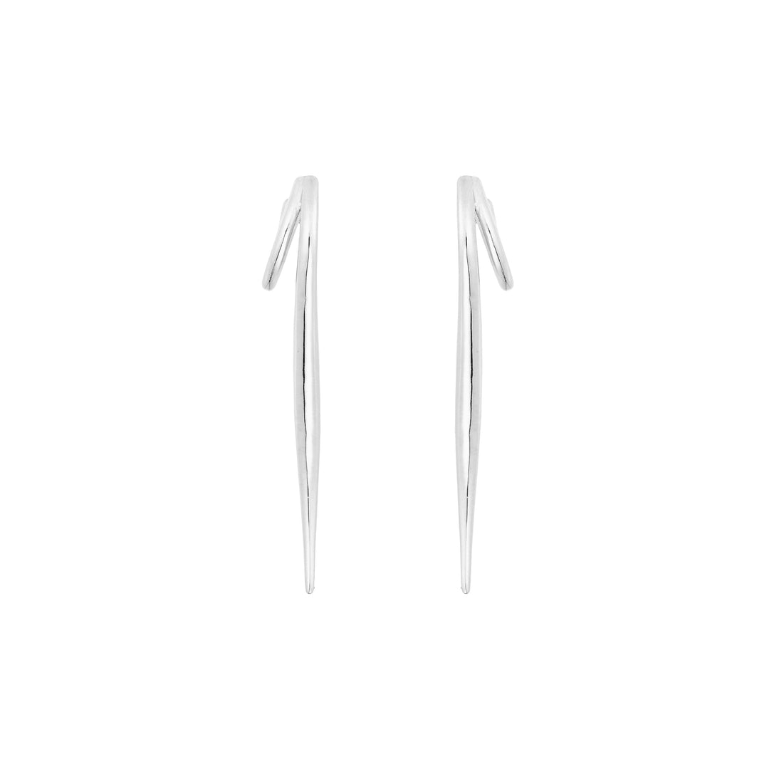 Haniotis Hellas_Eternal Waves collection_ Doris earrings_- Aegean Sea earrings - Greek mythology jewelry - Sterlin silver wave earrings - Contemporary hoop earrings - Ethically sourced jewelry - Timeless accessory - Versatile earrings - Greek Summer-inspired jewelry - Statement earrings - Cherished heirloom - Authentic Greek jewelry - Premium craftsmanship - Mesmerizing designs - Captivating jewelry collection