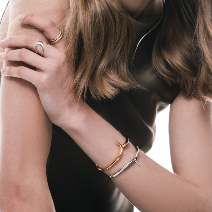 Haniotis Hellas_Eternal Waves_Harmony Bracelet_Gold Silver_athens_Paros_Handmade in Greece_Χανιώτησ_κοσμηματα_βραχιόλι