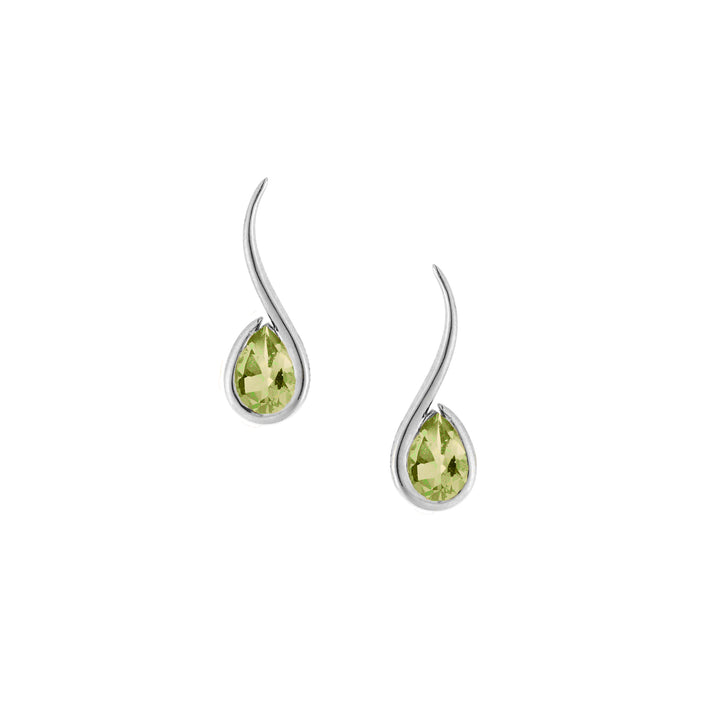 Embrace the Aegean: Discover the Captivating Lara Earrings  Haniotis Hellas_Eternal Waves__Gold  Sterling Silver_athens_Paros_Handmade in Greece__Χανιώτης_κοσμηματα_LARA_Σκουλαρίκια_Semi precious stones multiple piercings made in Greece, Amethyst_Peridot
