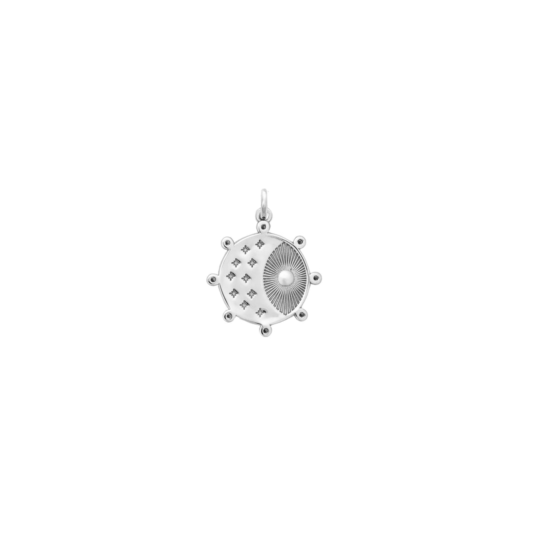 Diamond Bee Euphoria Pendant in Sterling Silver