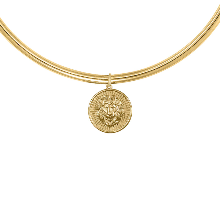 Lion Strength Torque Necklace