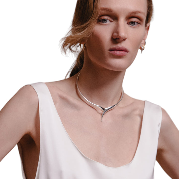 Haniotis_Waves_Eternal Waves_Harmony Choker_silver_Haniotis_Hellas_Jewellery_necklace_choker_Χανιώτησ_κοσμήματα_κολιέ_ασήμι