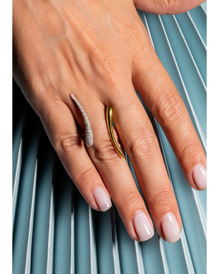 Pave Diamond Ceto Ring in 18K Gold