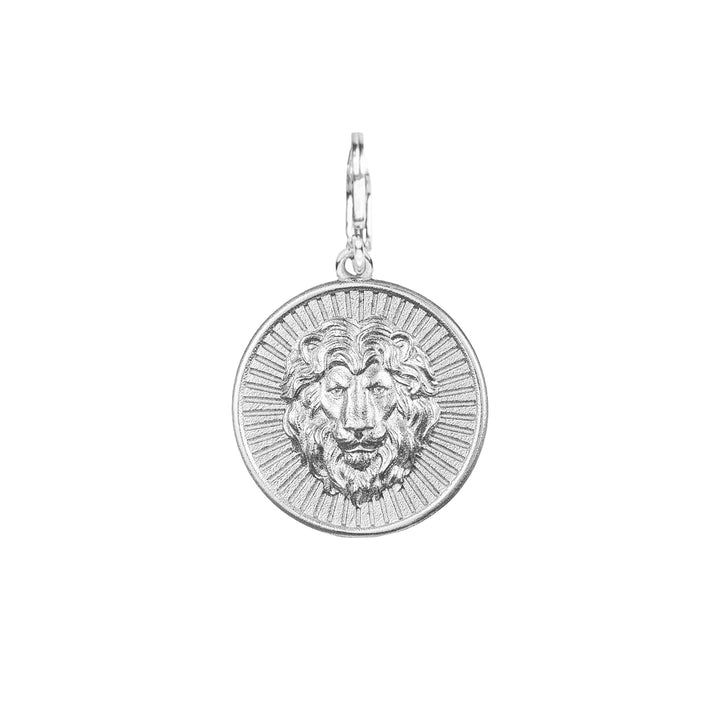 Lion Strength Charm in Sterling Silver