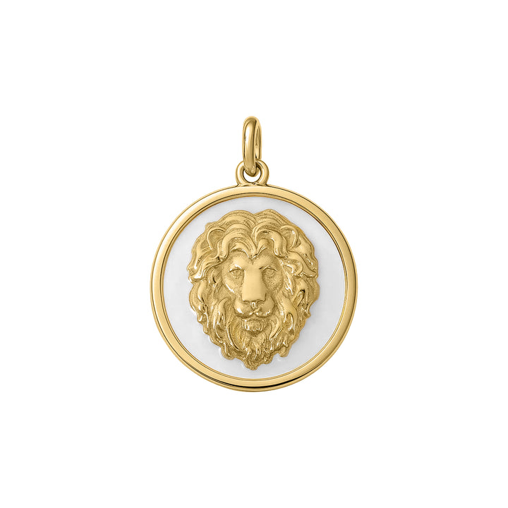 Pure Lion Strength Charm in 18K Gold