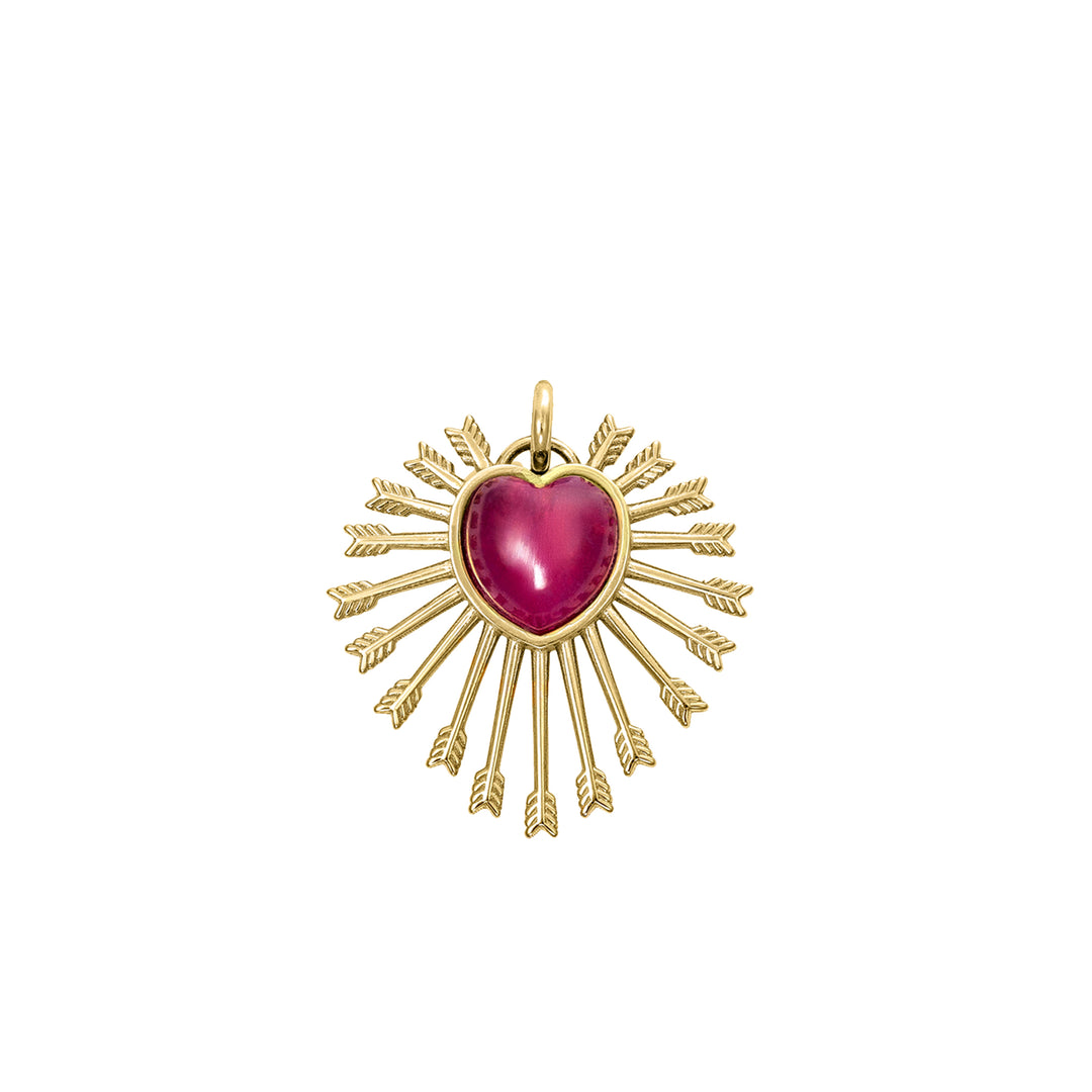 Sweet Red Mini Lovestruck in 18K Gold