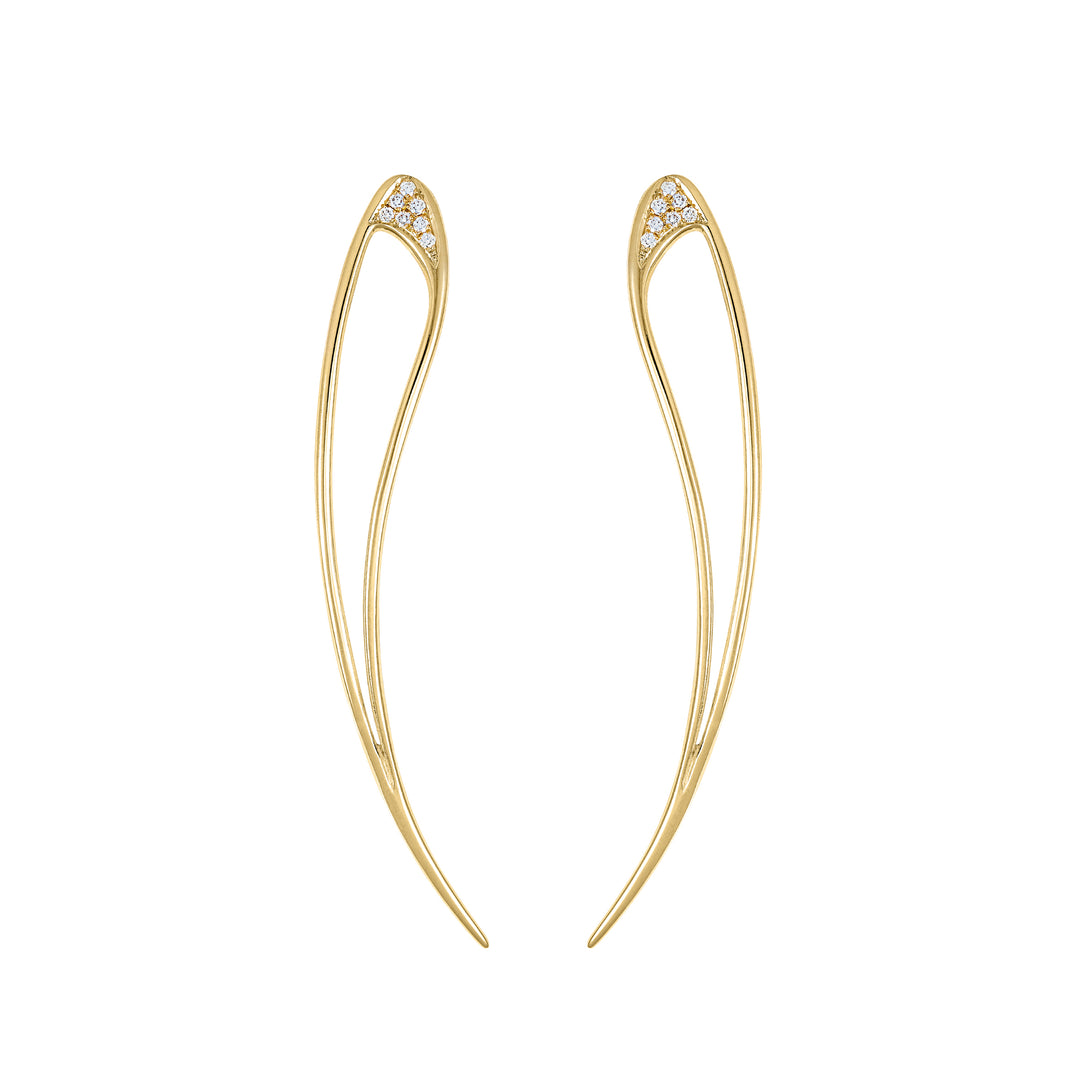 Diamond Aegean Earrings in 18K Gold