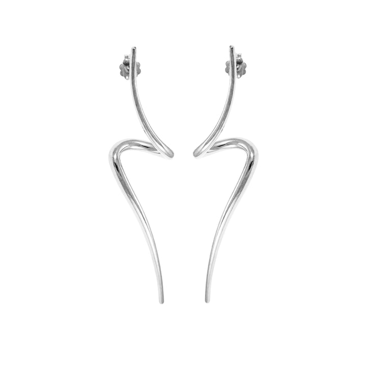 earrings, Eternal Waves collection, Aegean Sea, Greek Summer, clean design, minimal lines, natural beauty, face, movementversatile, sophistication, day and night, morning to night, earrings, lower posts, substantial presence, confidence, style, harmony, ceto, stilve rings, dione, aegean bracelets.Haniotis Hellas