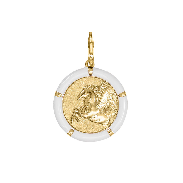 Pure Pegasus Freedom Charm in 18K Gold