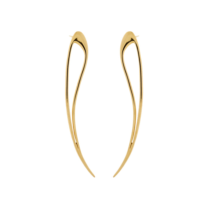 - Aegean earrings - Eternal Waves collection - Greek-inspired jewelry - Gold 14K earrings - Timeless design - Versatile accessories - Sophisticated elegance - Natural black diamonds - Certificate of authenticity - Ethically sourced materials - Heirloom jewelry - Greek craftsmanship - Haniotis Hellas - Fine jewelry collection - Luxury earrings