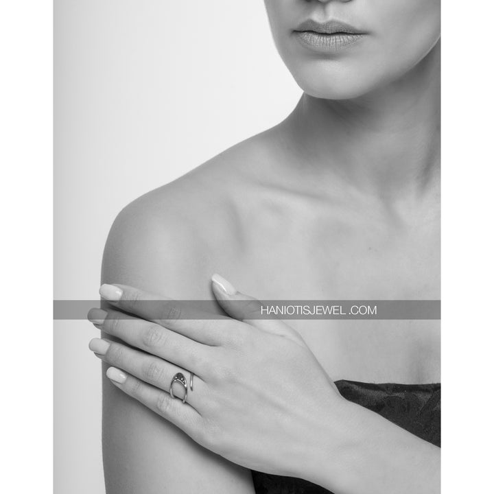 Haniotis Hellas Jewellery Experience the Timeless Beauty of Galene: A Greek Mythology Inspired Ring
