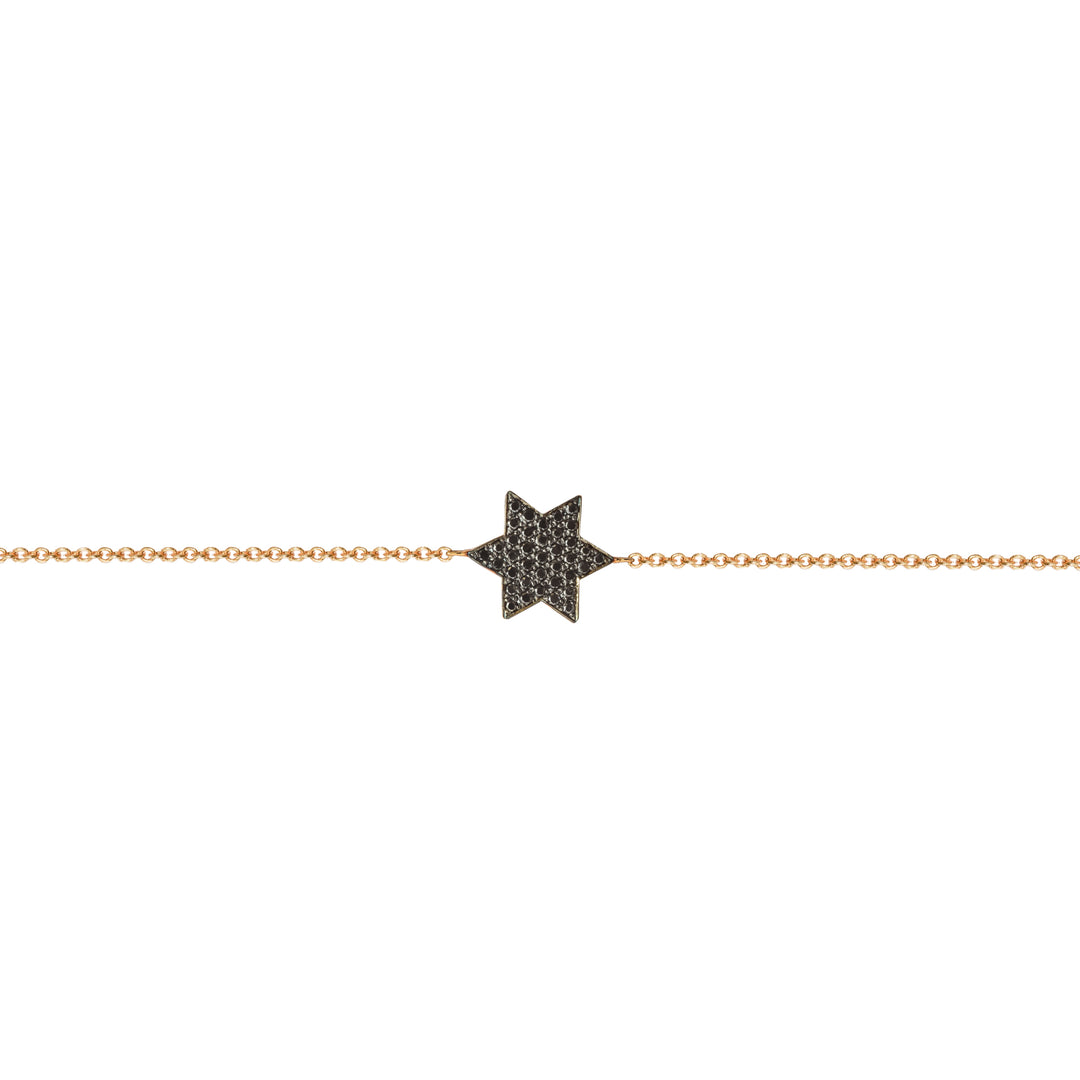 Black Diamonds Star Bracelet
