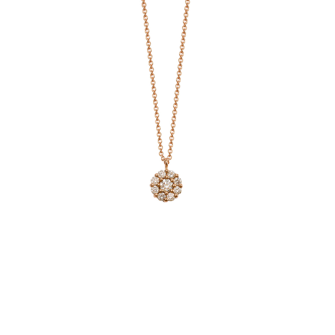 Diamond Large Circle Pendant