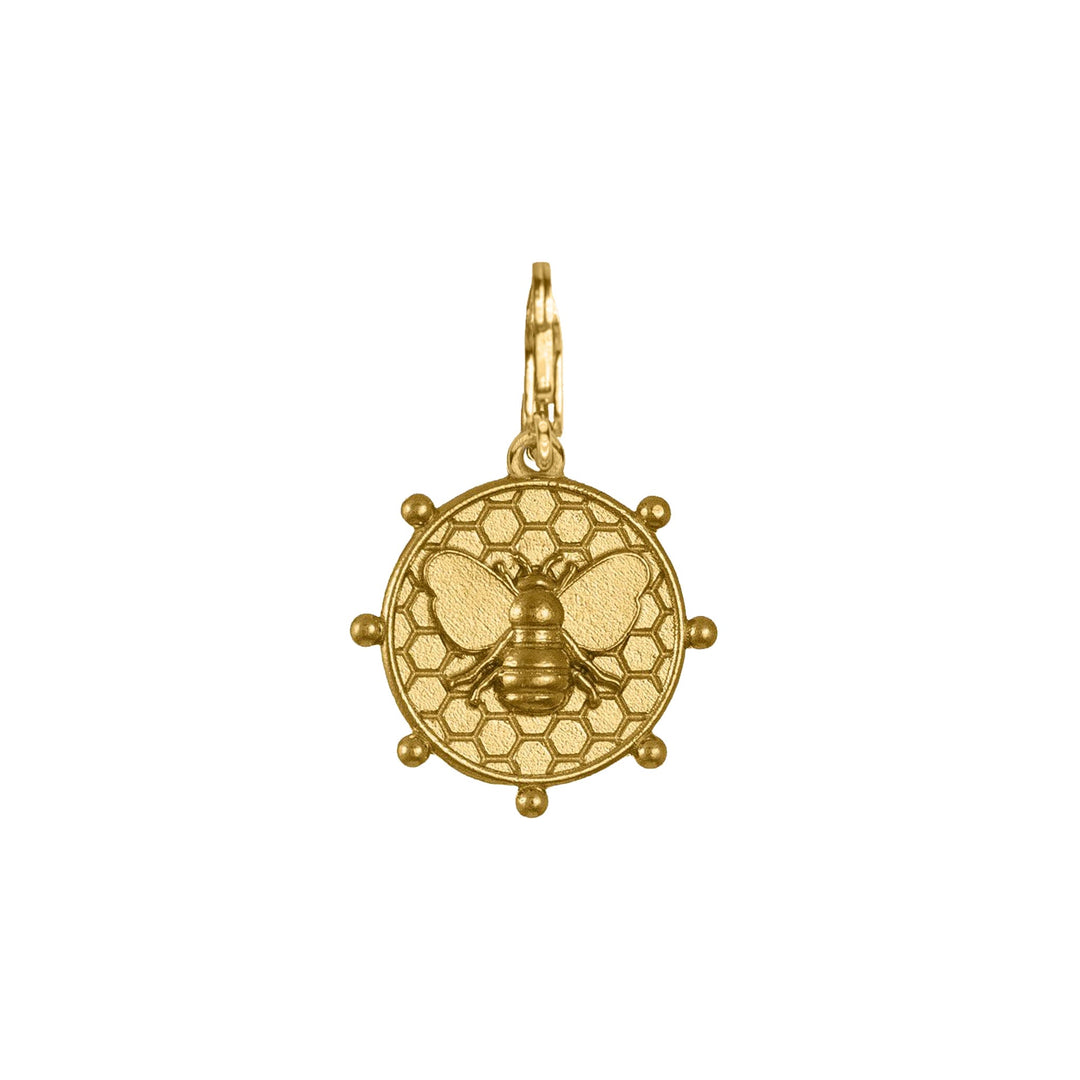 Rolo chain round clasp with Deer and Petite Bee
