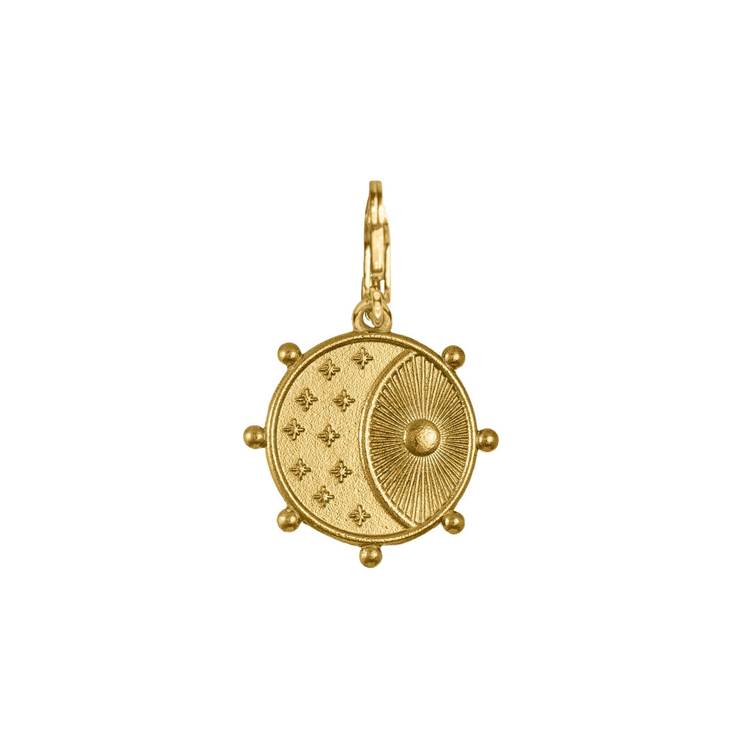 Rolo chain round clasp with Deer and Petite Bee