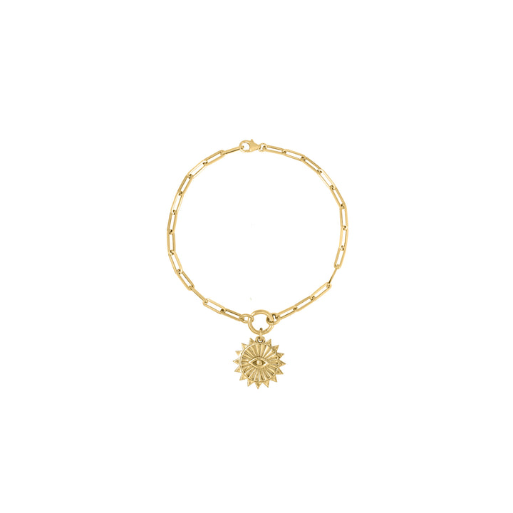 Diamond Ouroboros Bracelet Mini Paperclip with Mini Clasp
