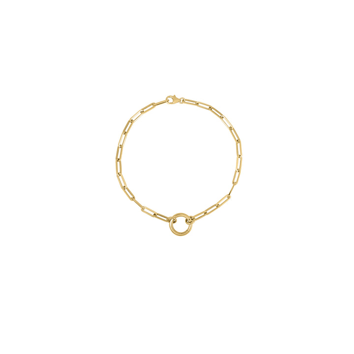 Bracelet Mini Paperclip with Round Clasp