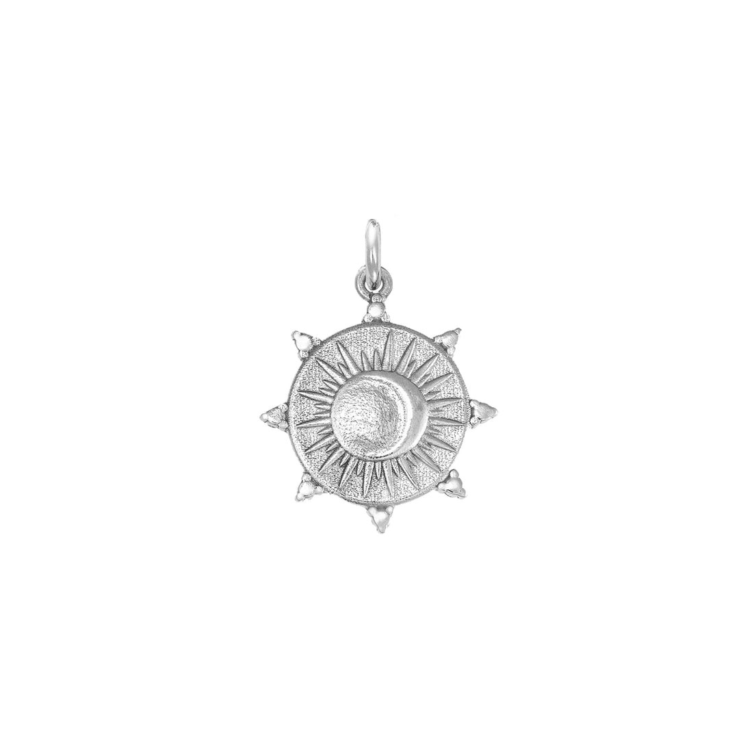 Tsavorite mini Deer Charm in Sterling Silver