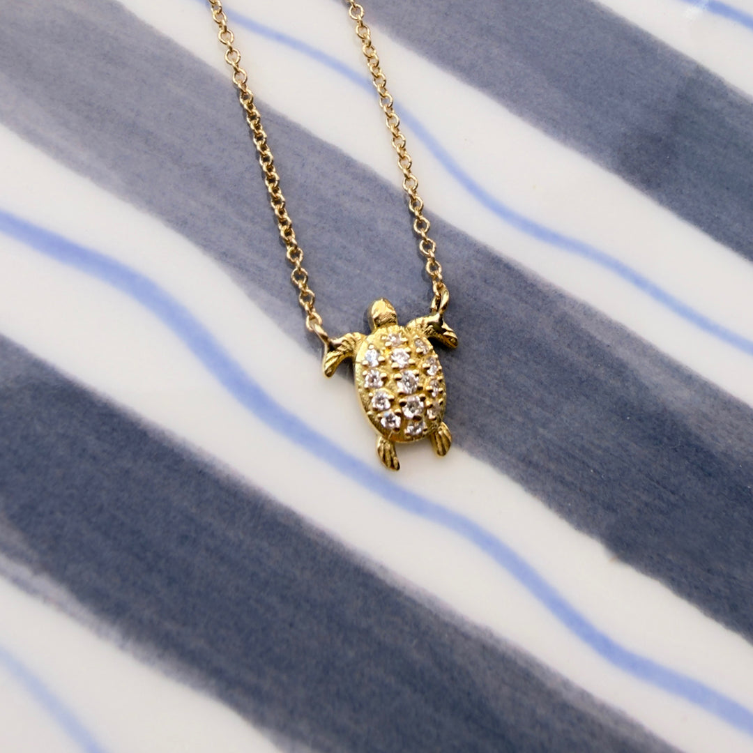 Diamond Chelone Pendant