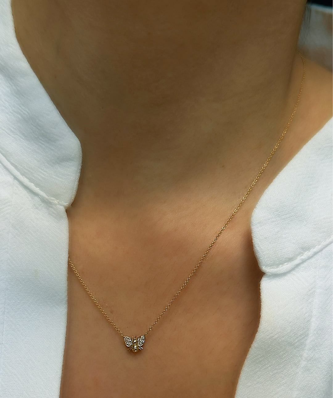 Diamond Queen Bee Pendant