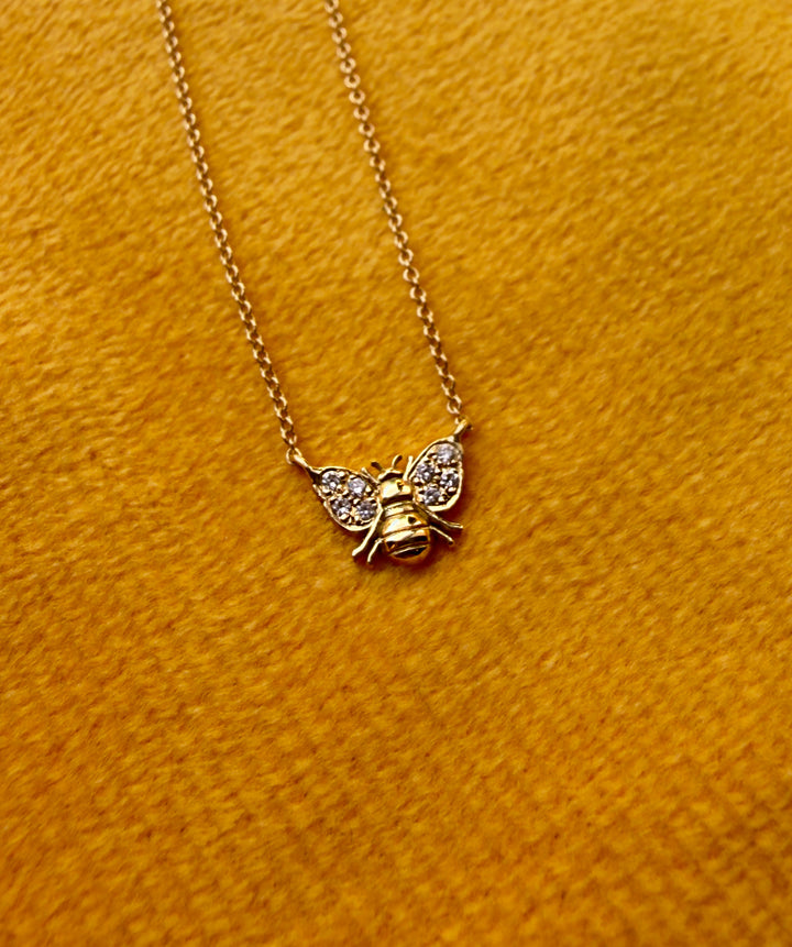 Diamond Queen Bee Pendant