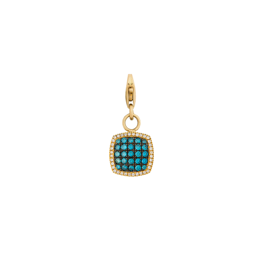 Guardian Diamond Eye Charm in 18K Gold