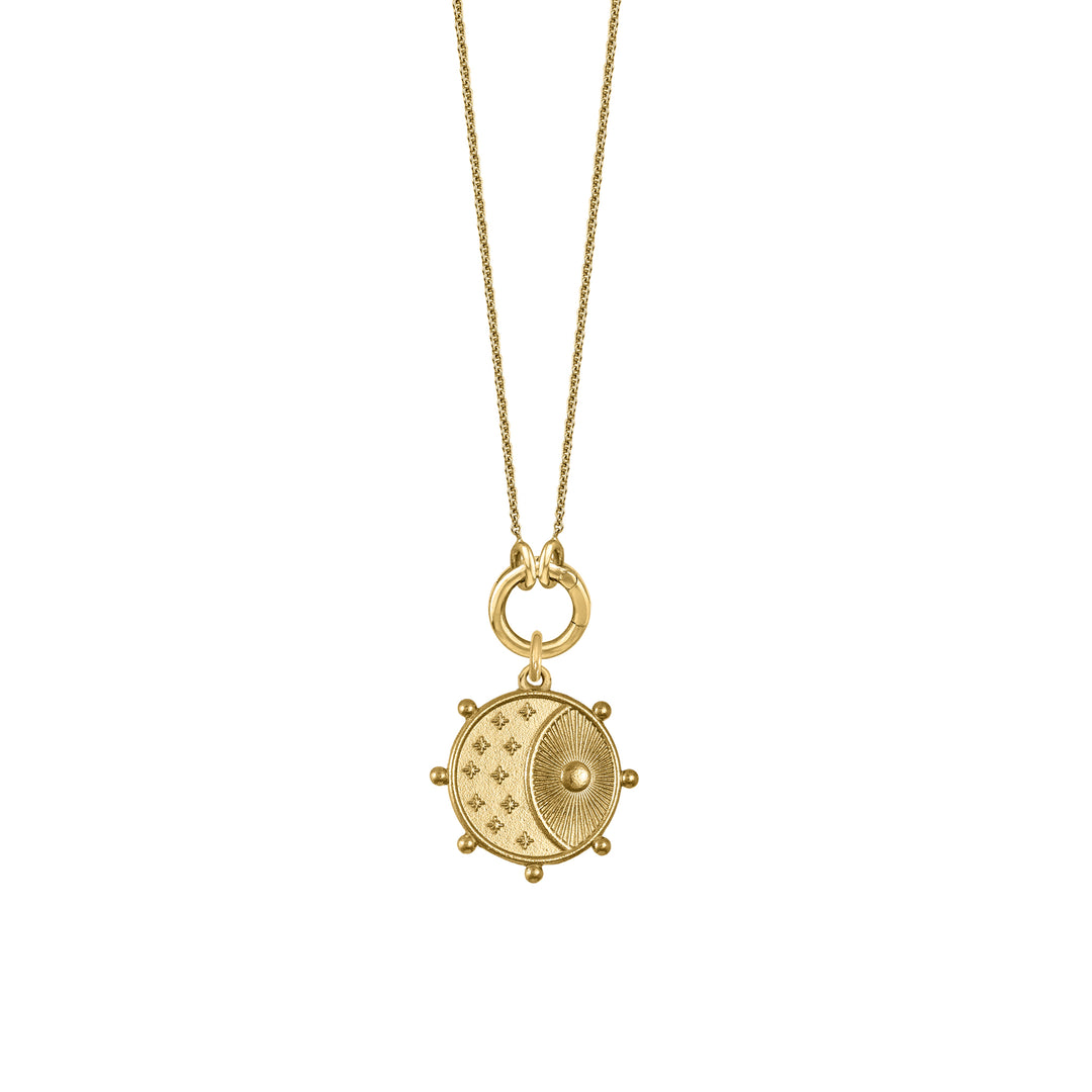 Bee Euphoria with Skinny mini clasp chain in 18K Gold