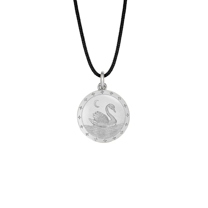 Swan Pendant Silver