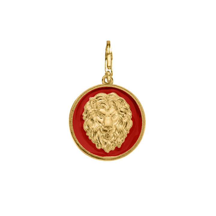 Passion Lion Charm in 18K Gold