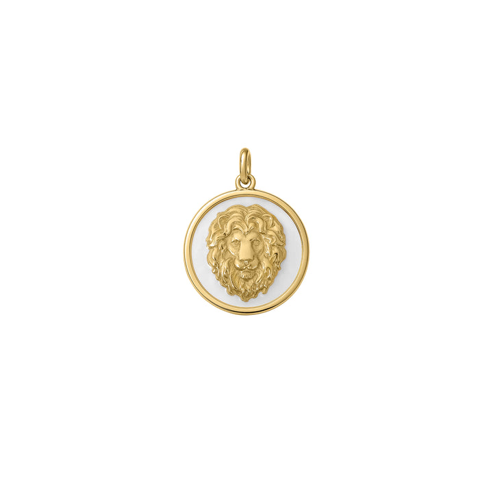 Petite Pure Lion Strength Charm in 18K Gold