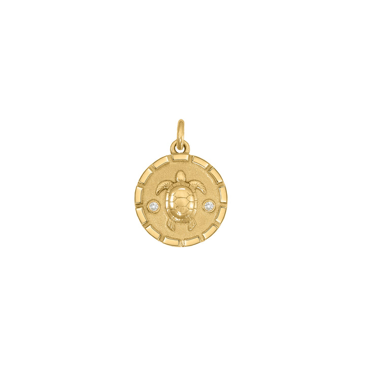 Turtle Charm in 18K Gold