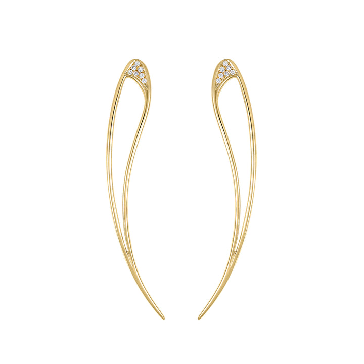 Diamond Aegean Earrings in 18K Gold