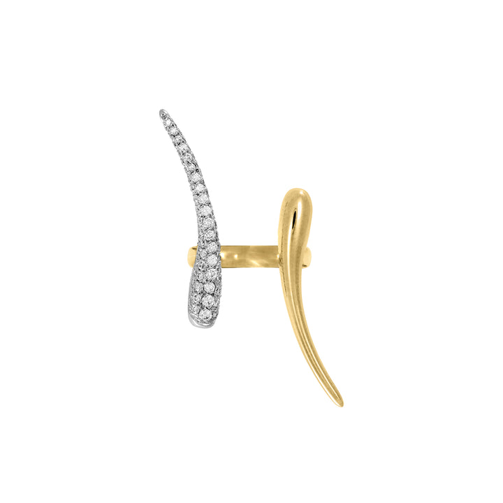 Pave Diamond Ceto Ring in Solid Gold