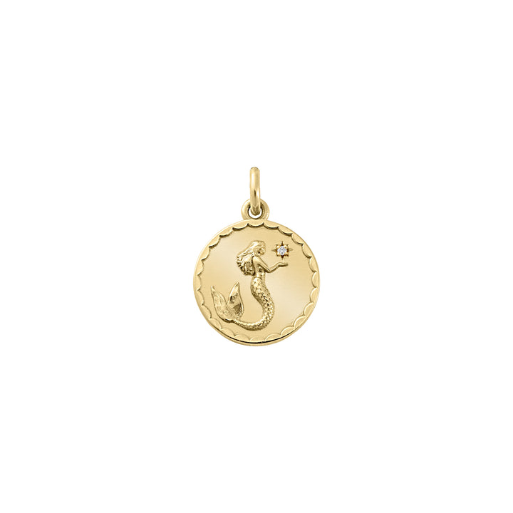 Diamond Mermaid Charm