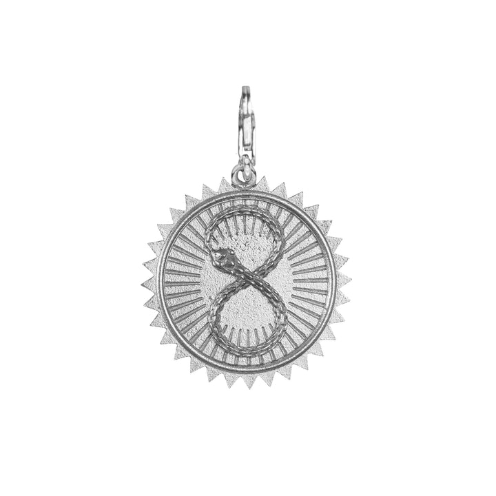Ouroboros Charm in Sterling Silver