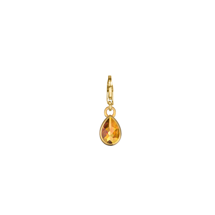Pear Drop Charm in 18K Gold