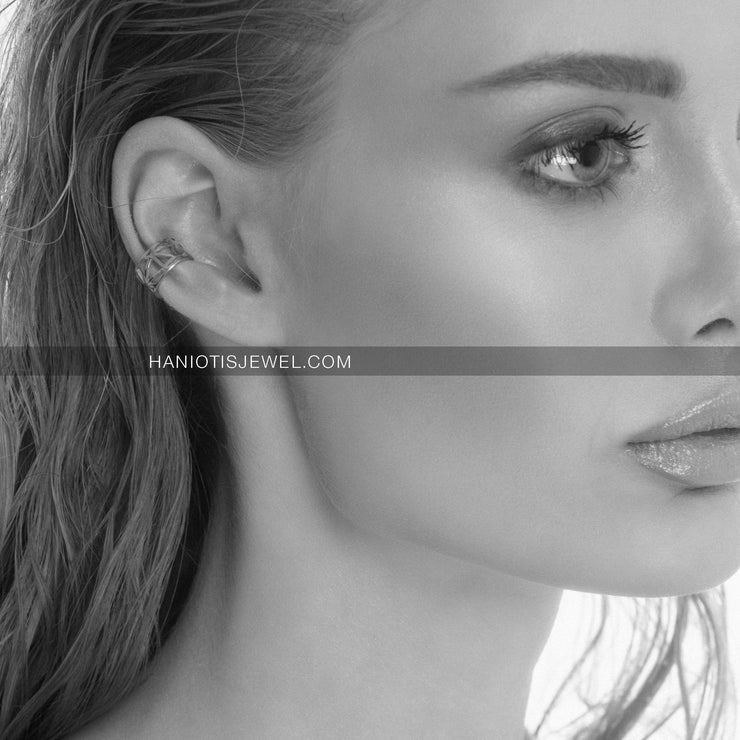 Illusion Earcuff in Sterling Silver