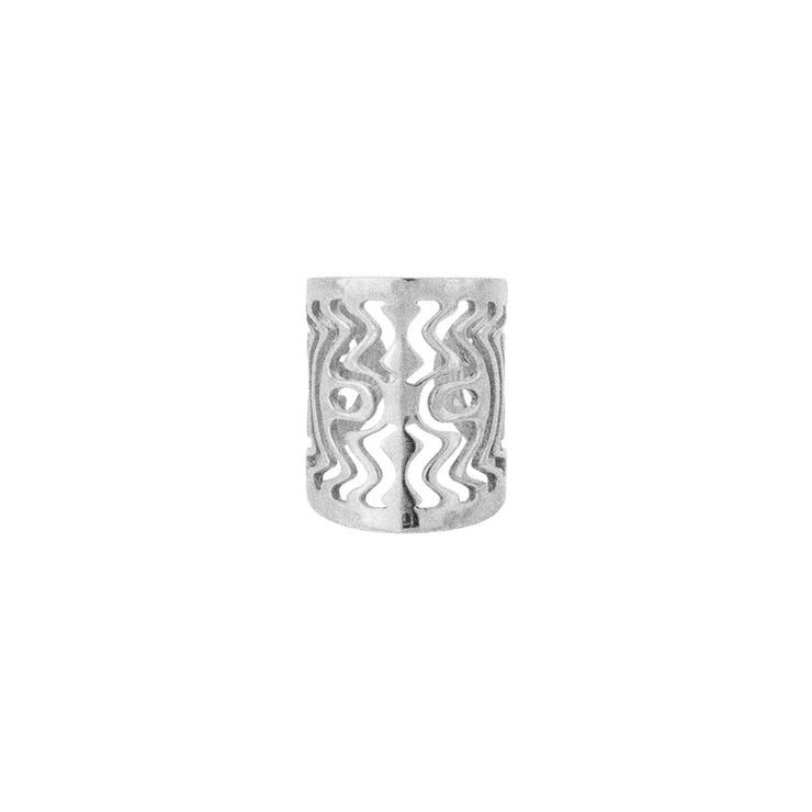 Illusion Lines Ring in Sterling Silver