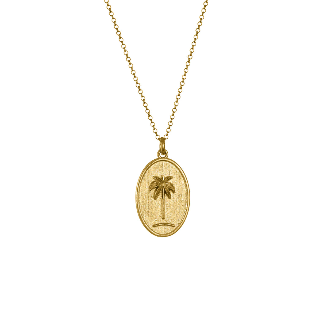 Palm Charm in Solid Gold
