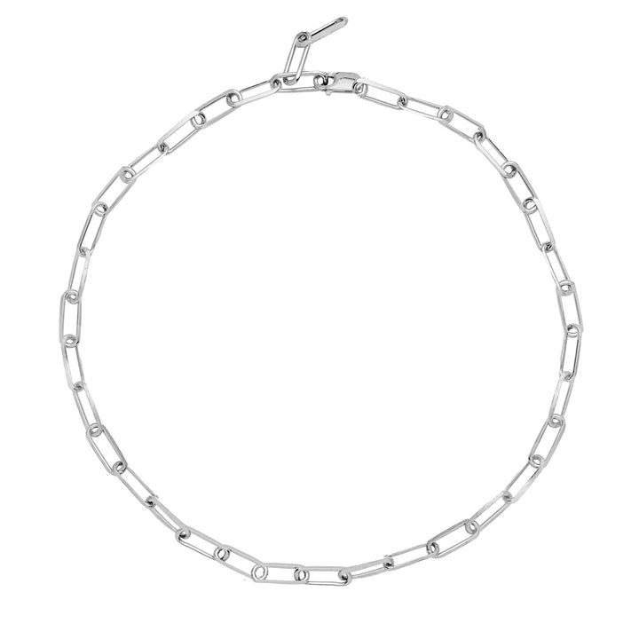 Paperclip Chain necklace in Sterling Silver