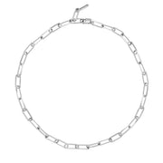 Paperclip Chain necklace in Sterling Silver