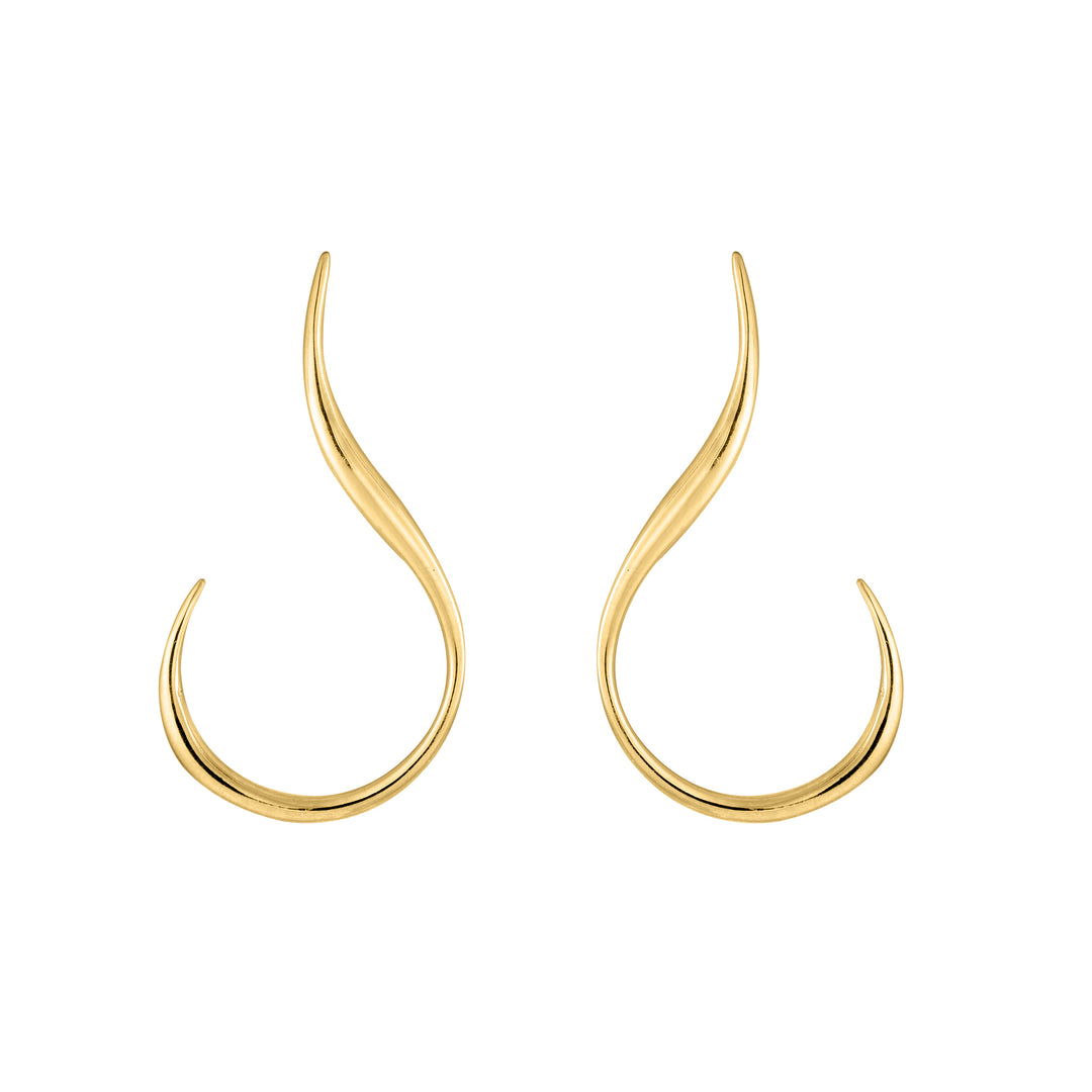 Beroe Earrings in Solid Gold