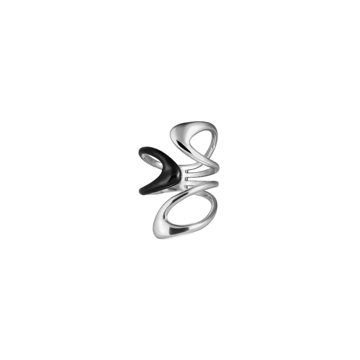 Pero Black in Sterling Silver