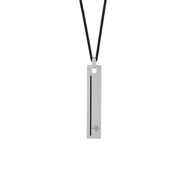 Fine Line Pendant in Sterling Silver